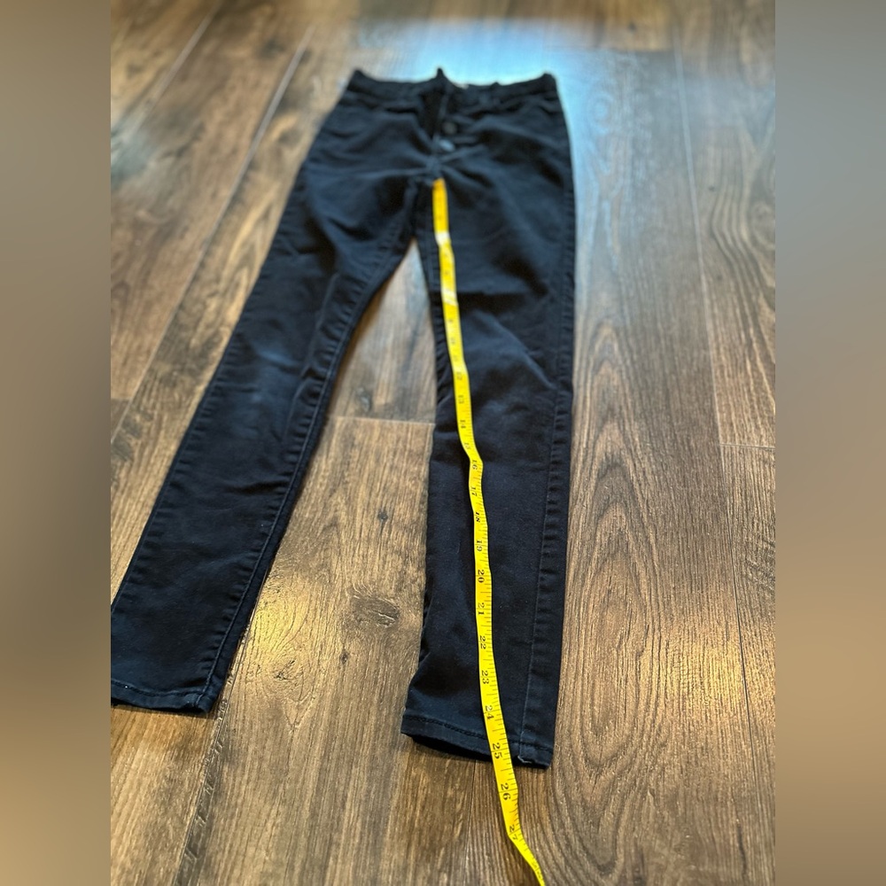 2 Girl's Size 14 Slim Super Skinny Jeans, Children's Place & Jordache, Black - Picture 6 of 10